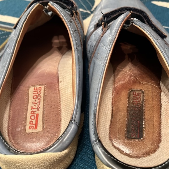 Donald J Pliner sport-I-Que blue slides 8 - Picture 5 of 8